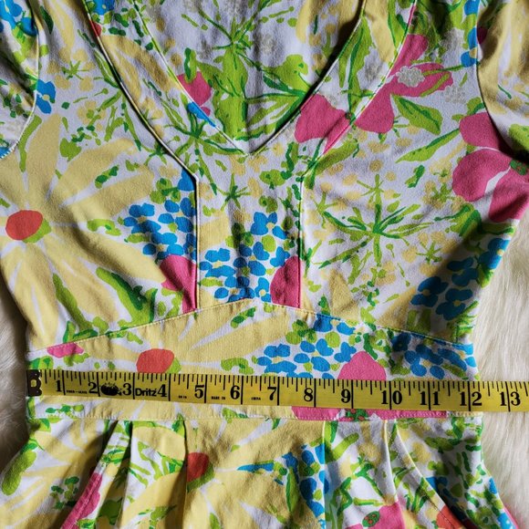 Lilly Pulitzer Dress in Blue Eyed Girl Print Size XS - Picture 15 of 16